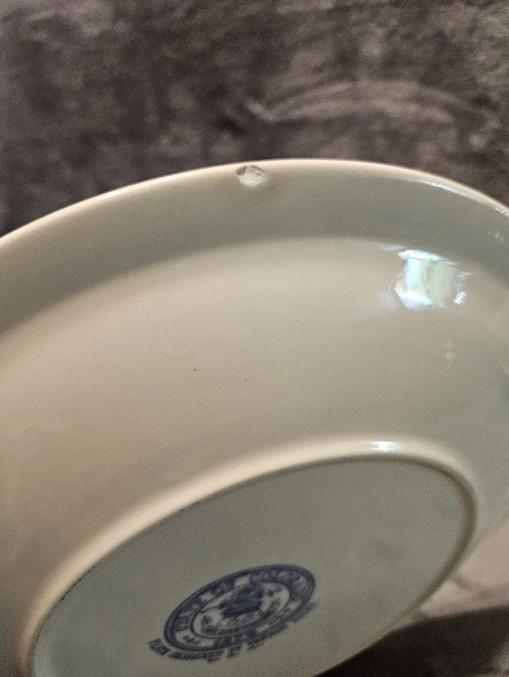 Vintage blue and white Colorado souvenir